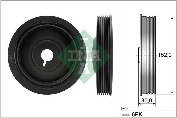 Шків колінвалу SCHAEFFLER INA 544005410 - zapix