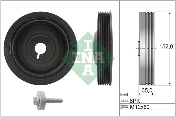 Шків колінвалу SCHAEFFLER INA 544005420 - zapix