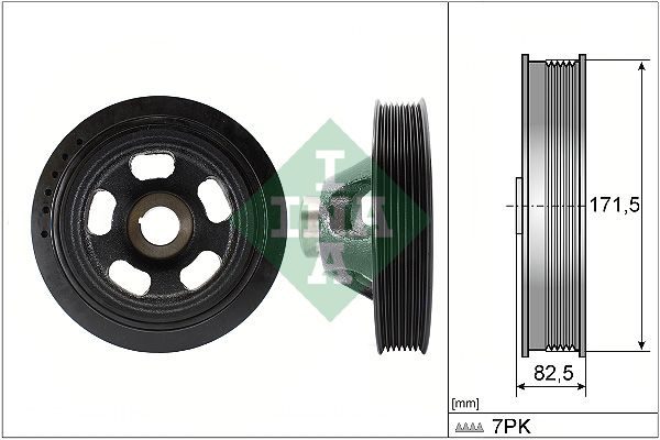 Шків колінвалу SCHAEFFLER INA 544014410 - zapix
