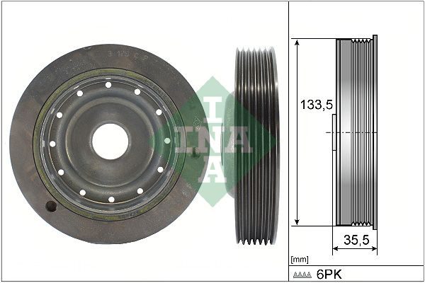 Шків колінвалу SCHAEFFLER INA 544009110 - zapix