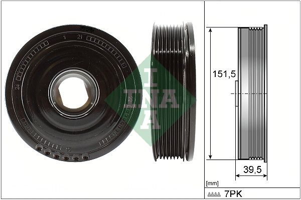 Шків колінвалу SCHAEFFLER INA 544017710 - zapix