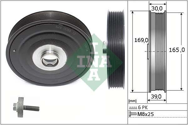 Шків колінвалу SCHAEFFLER INA 544008820 - zapix