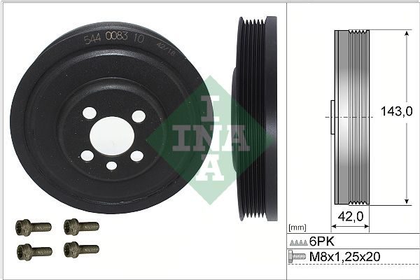 Шків колінвалу SCHAEFFLER INA 544008320 - zapix