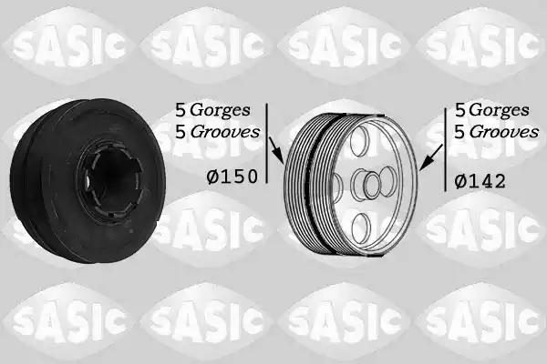 Шків колінвалу SASIC 9001810 - zapix