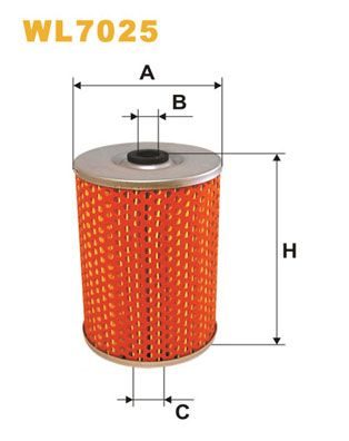 Оливний фільтр WIX FILTERS WL7025