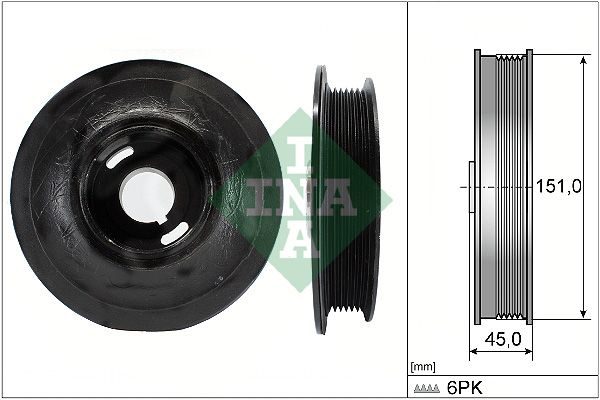 Шків колінвалу SCHAEFFLER INA 544007210 - zapix
