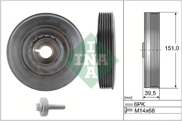 Шків колінвалу SCHAEFFLER INA 544009020 - zapix