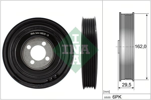 Шків колінвалу SCHAEFFLER INA 544002910 - zapix
