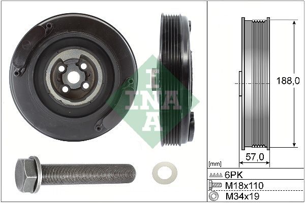 Шків колінвалу SCHAEFFLER INA 544000220 - zapix