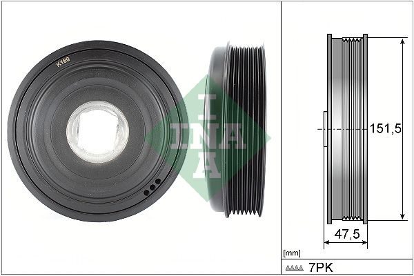 Шків колінвалу SCHAEFFLER INA 544013610 - zapix