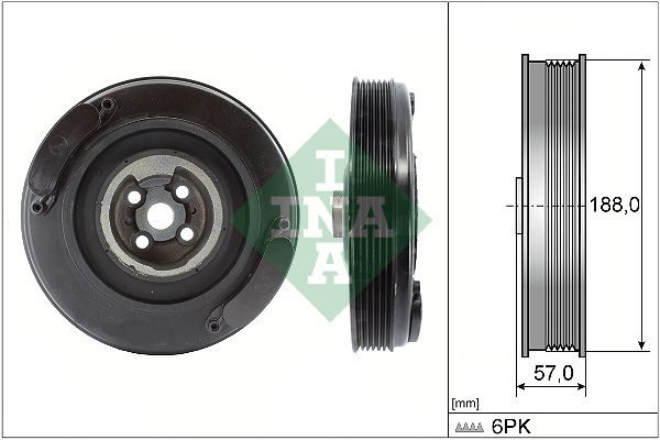 Шків колінвалу SCHAEFFLER INA 544000210 - zapix