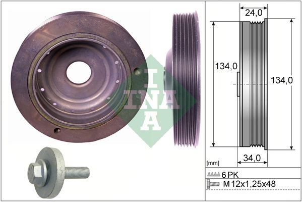 Шків колінвалу SCHAEFFLER INA 544009120 - zapix
