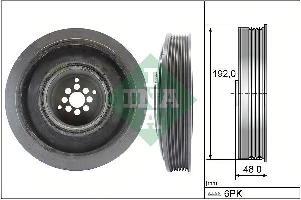 Шків колінвалу SCHAEFFLER INA 544010210 - zapix
