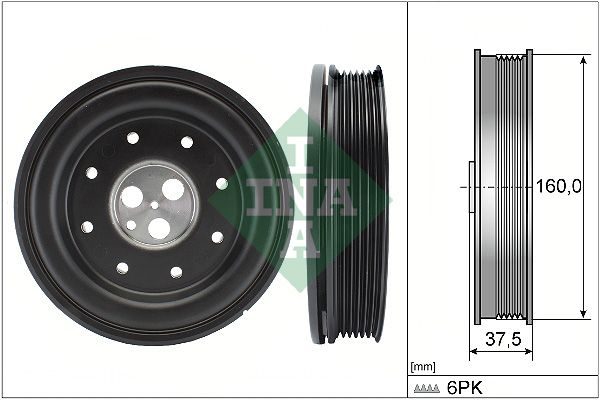 Шків колінвалу SCHAEFFLER INA 544013410 - zapix