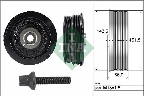 Шків колінвалу SCHAEFFLER INA 544006920 - zapix