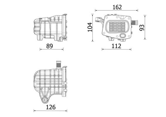 Радіатор EGR MAHLE CE41000P - zapix