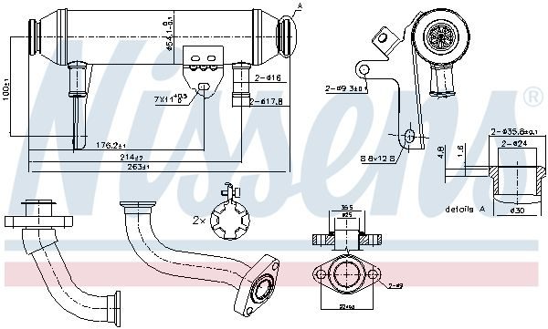 Радіатор EGR NISSENS 989283 - zapix