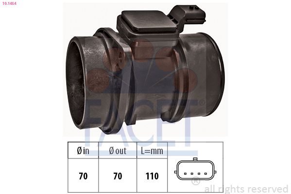 Витратомір повітря FACET 101454 - zapix