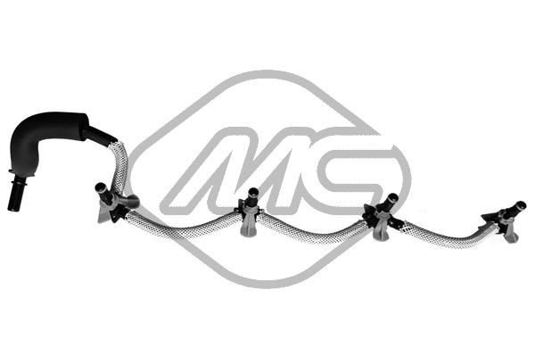 Трубка обратки форсунок METALCAUCHO 92093 - zapix