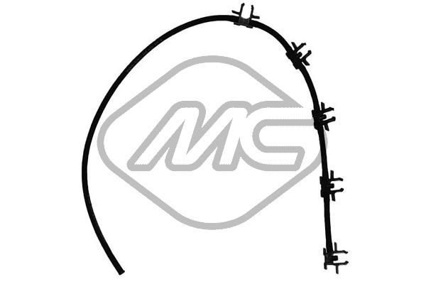 Трубка обратки форсунок METALCAUCHO 92097 - zapix