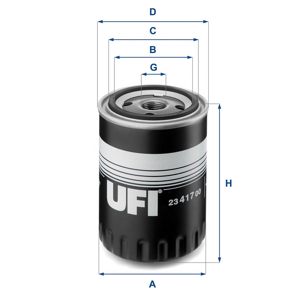 Оливний фільтр UFI 2341700 - zapix
