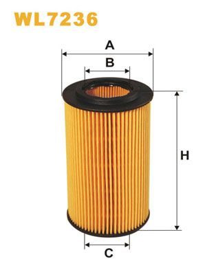 Оливний фільтр WIX FILTERS WL7236