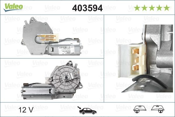 Двигун склоочисника VALEO 403594 - zapix