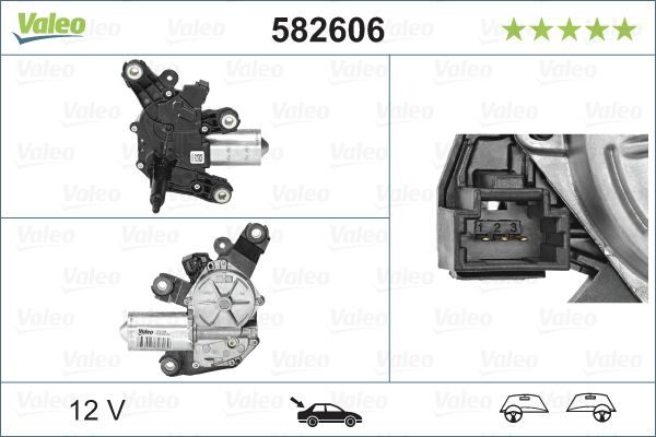 Двигун склоочисника VALEO 582606 - zapix