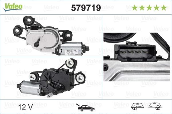 Двигун склоочисника VALEO 579719 - zapix
