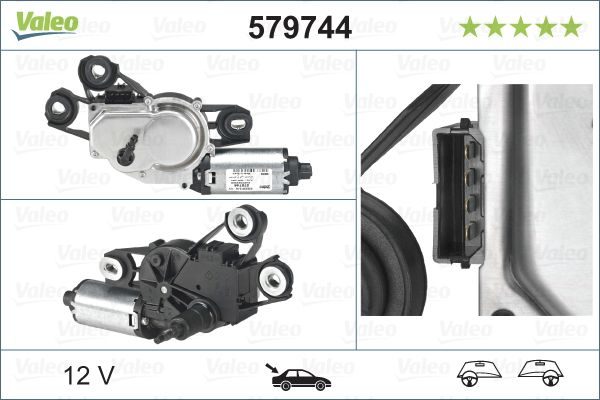 Двигун склоочисника VALEO 579744 - zapix