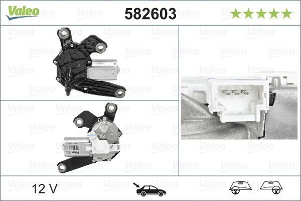 Двигун склоочисника VALEO 582603 - zapix