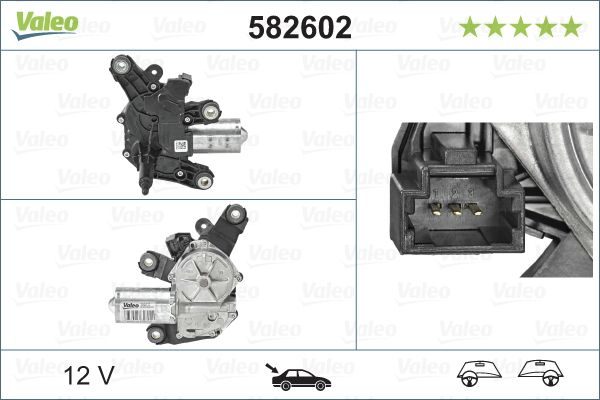 Двигун склоочисника VALEO 582602 - zapix