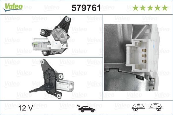 Двигун склоочисника VALEO 579761 - zapix