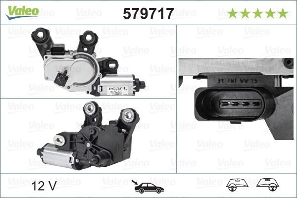 Двигун склоочисника VALEO 579717 - zapix