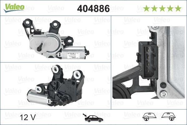 Двигун склоочисника VALEO 404886 - zapix