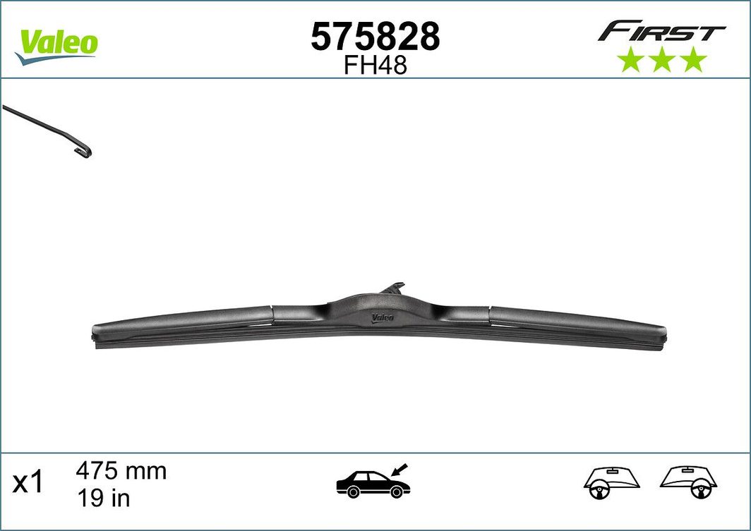 Щітка склоочисника VALEO 575828 - zapix