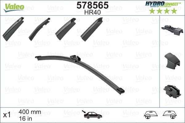 Щітка склоочисника VALEO 578565 - zapix