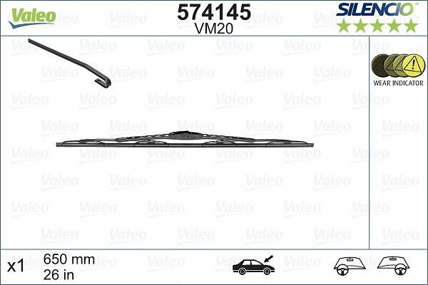 Щетка стеклоочистителя VALEO 574145