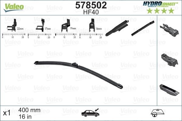 Щітка склоочисника VALEO 578502 - zapix