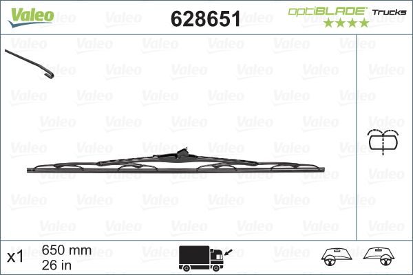 Щетка стеклоочистителя VALEO 628651