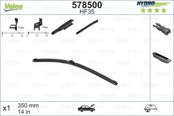 Щітка склоочисника VALEO 578500 - zapix