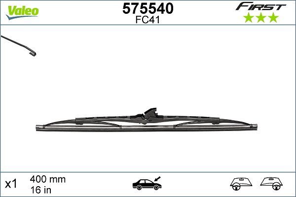 Щітка склоочисника VALEO 575540 - zapix