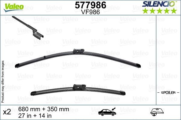 Щітка склоочисника VALEO 577986 - zapix