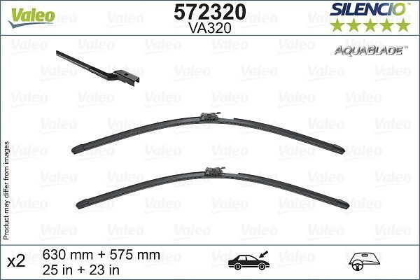 Щітка склоочисника VALEO 572320 - zapix