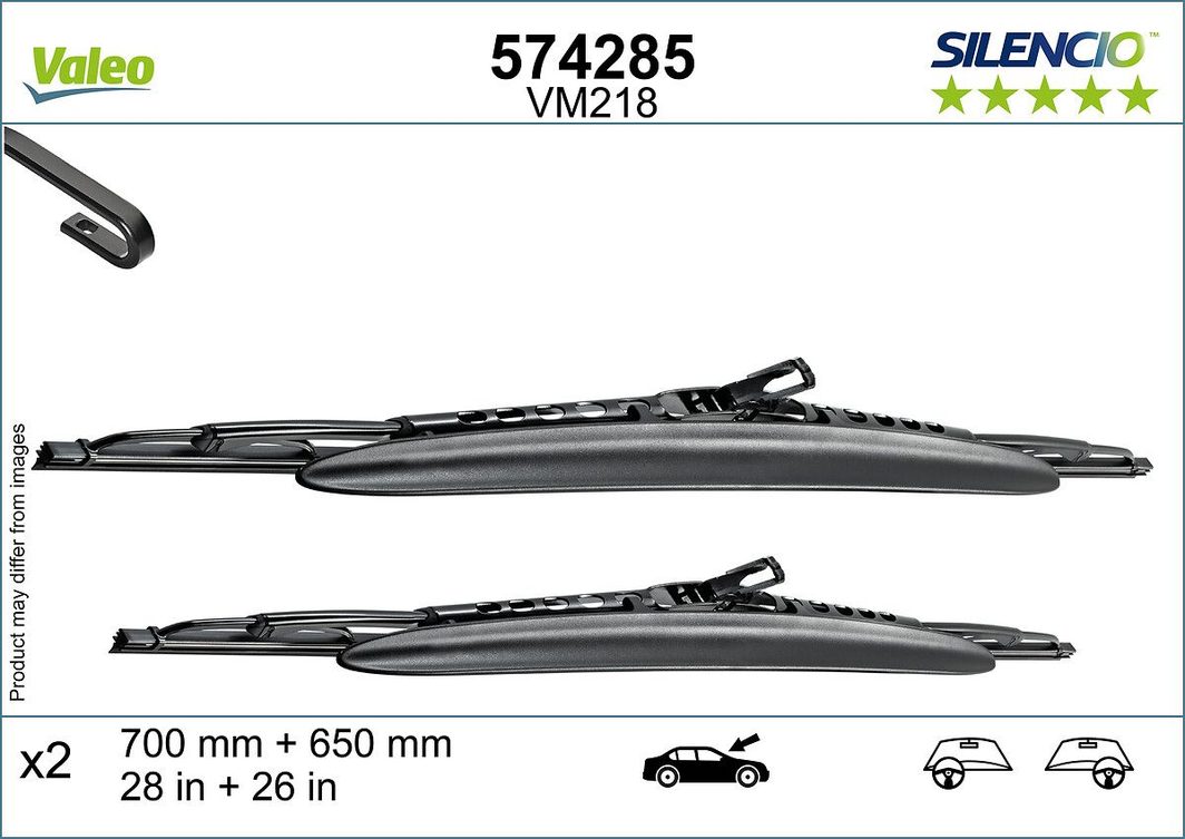 Щітка склоочисника VALEO 574285 - zapix