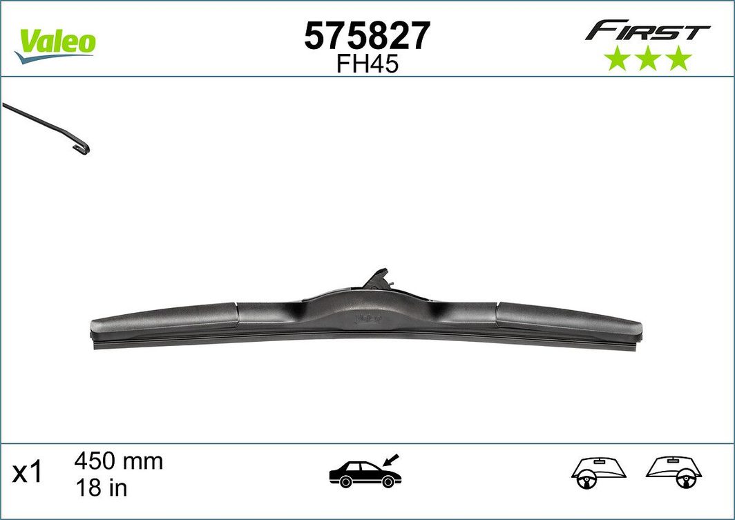 Щітка склоочисника VALEO 575827 - zapix