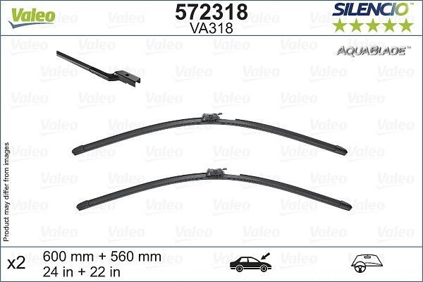Щітка склоочисника VALEO 572318 - zapix