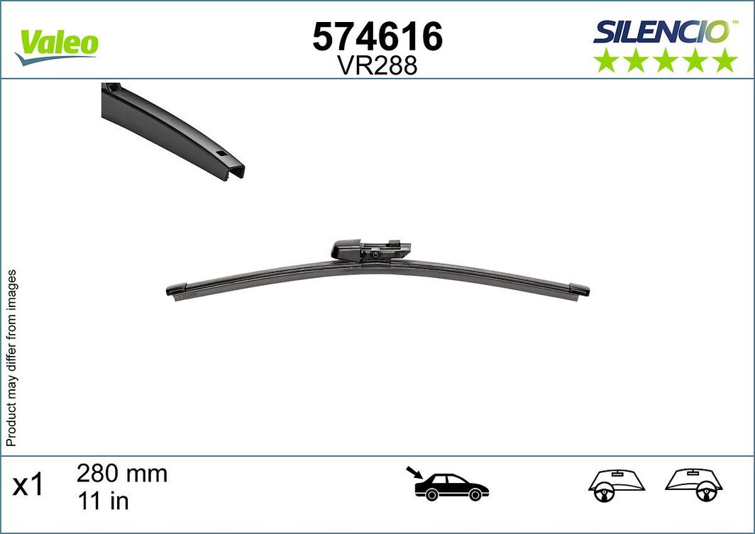 Щітка склоочисника VALEO 574616 - zapix