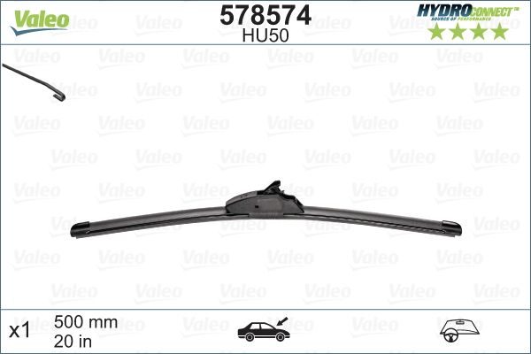 Щітка склоочисника VALEO 578574 - zapix