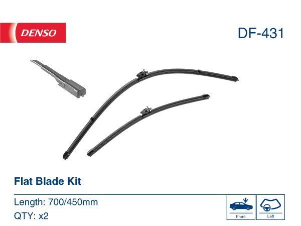 Щітка склоочисника DENSO DF431 - zapix